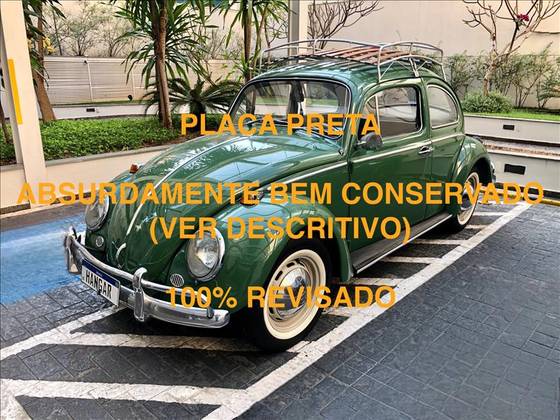 VOLKSWAGEN FUSCA 1.3 8V GASOLINA 2P MANUAL